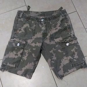 Ripped cargo shorts